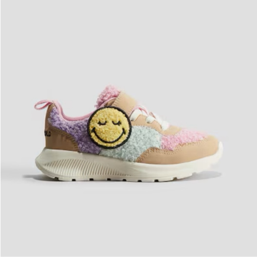 H&M happy Pink and Cream Slippers